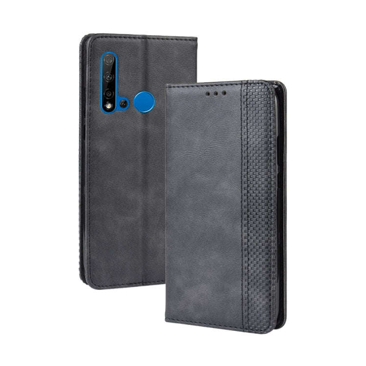 Magnetic Buckle Retro Crazy Horse Texture Horizontal Flip Leather Case for Huawei P20 lite (2019)...
