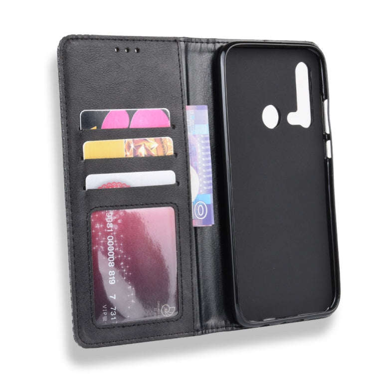 Magnetic Buckle Retro Crazy Horse Texture Horizontal Flip Leather Case for Huawei P20 lite (2019)...