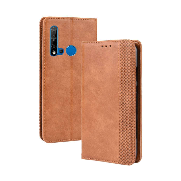 Magnetic Buckle Retro Crazy Horse Texture Horizontal Flip Leather Case for Huawei P20 lite (2019)...