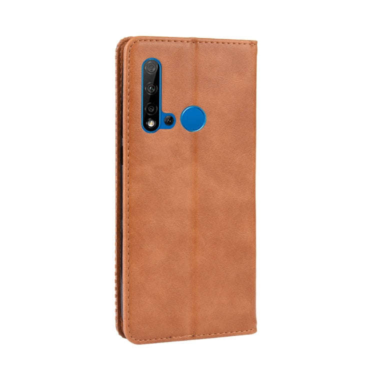 Magnetic Buckle Retro Crazy Horse Texture Horizontal Flip Leather Case for Huawei P20 lite (2019)...