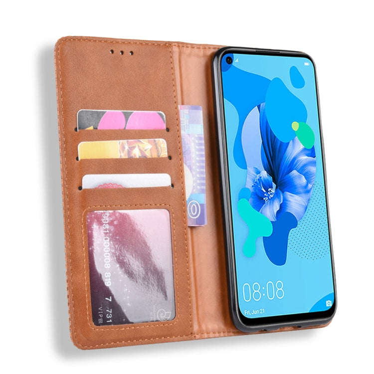 Magnetic Buckle Retro Crazy Horse Texture Horizontal Flip Leather Case for Huawei P20 lite (2019)...