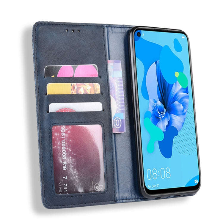 Magnetic Buckle Retro Crazy Horse Texture Horizontal Flip Leather Case for Huawei P20 lite (2019)...