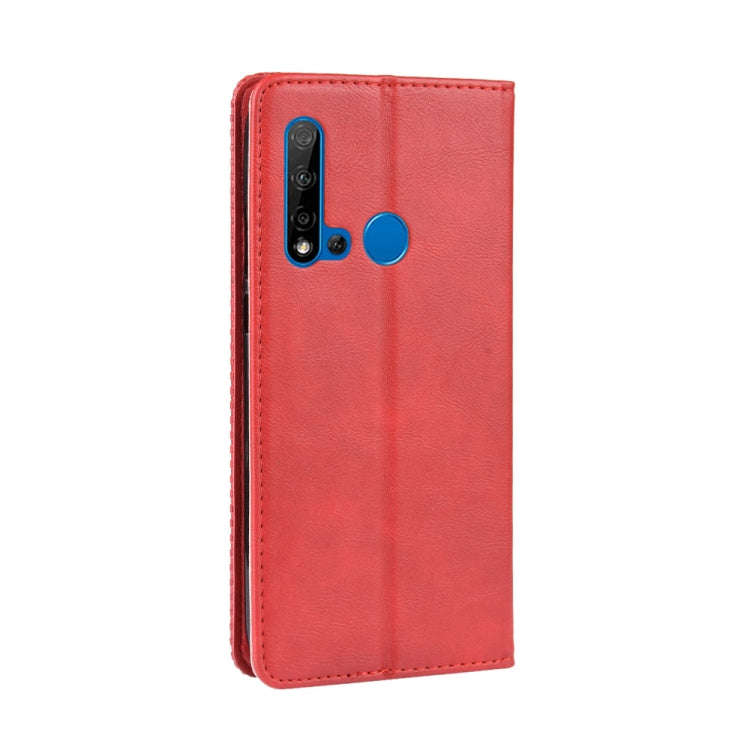 Magnetic Buckle Retro Crazy Horse Texture Horizontal Flip Leather Case for Huawei P20 lite (2019)...