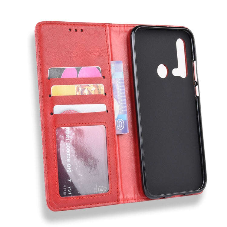 Magnetic Buckle Retro Crazy Horse Texture Horizontal Flip Leather Case for Huawei P20 lite (2019)...