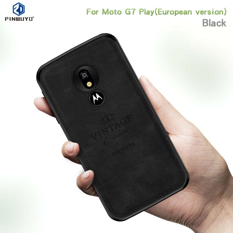 PINWUYO Shockproof Waterproof Full Coverage PC + TPU + Skin Protective Case for Motorola Moto G7 ...