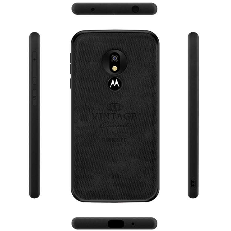 PINWUYO Shockproof Waterproof Full Coverage PC + TPU + Skin Protective Case for Motorola Moto G7 ...