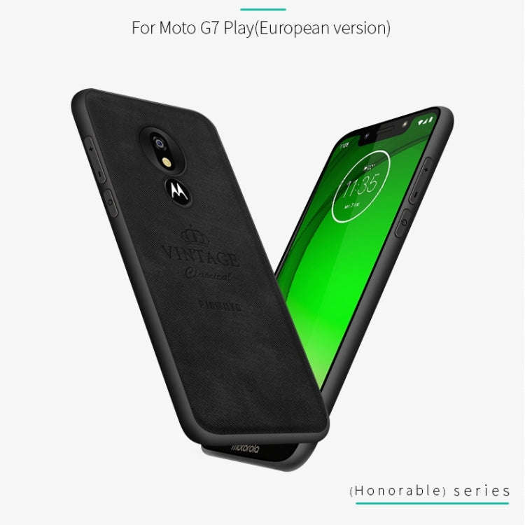 PINWUYO Shockproof Waterproof Full Coverage PC + TPU + Skin Protective Case for Motorola Moto G7 ...