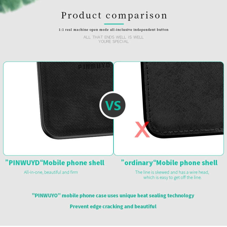 PINWUYO Shockproof Waterproof Full Coverage PC + TPU + Skin Protective Case for Motorola Moto G7 ...