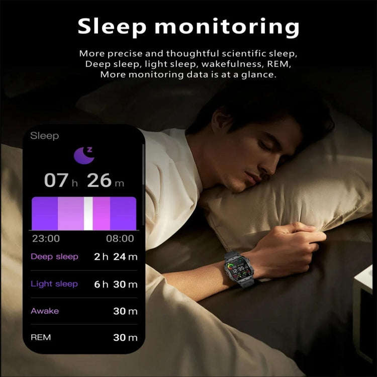 QX11 1.96 inch Color Screen Smart Watch Steel Strap Support Bluetooth Call(Black)