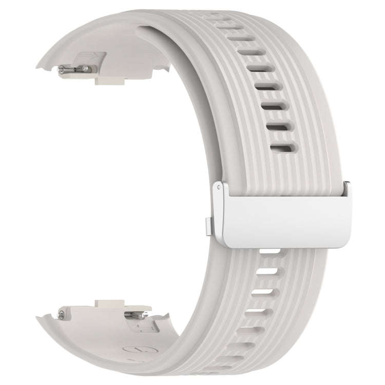 For Huawei Watch D Blood Pressure Watch Silicone Watch Band(Ivory White)