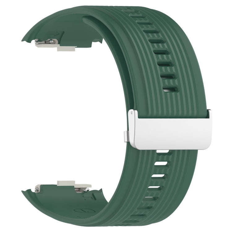 For Huawei Watch D Blood Pressure Watch Silicone Watch Band(Dark Green)