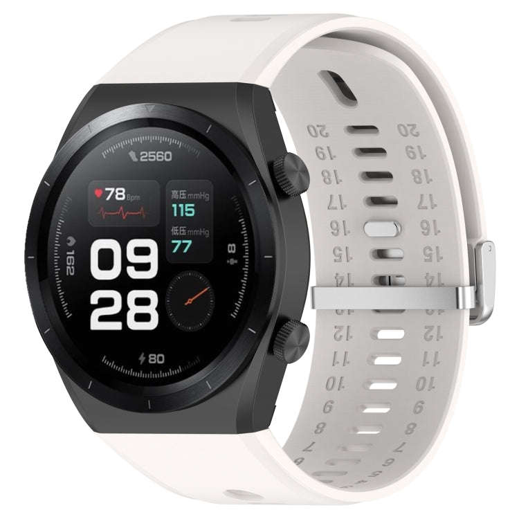 For Xiaomi Watch H1 Blood Pressure Watch Silicone Watch Band(Ivory White)