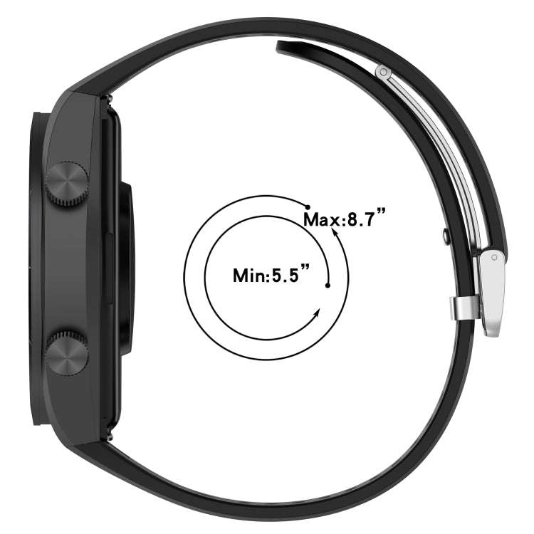 For Xiaomi Watch H1 Blood Pressure Watch Silicone Watch Band(Midnight Blue)