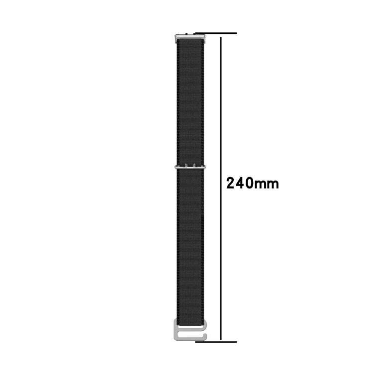 For Samsung Galaxy Fit 3 Nylon Canvas Watch Band(Starlight)