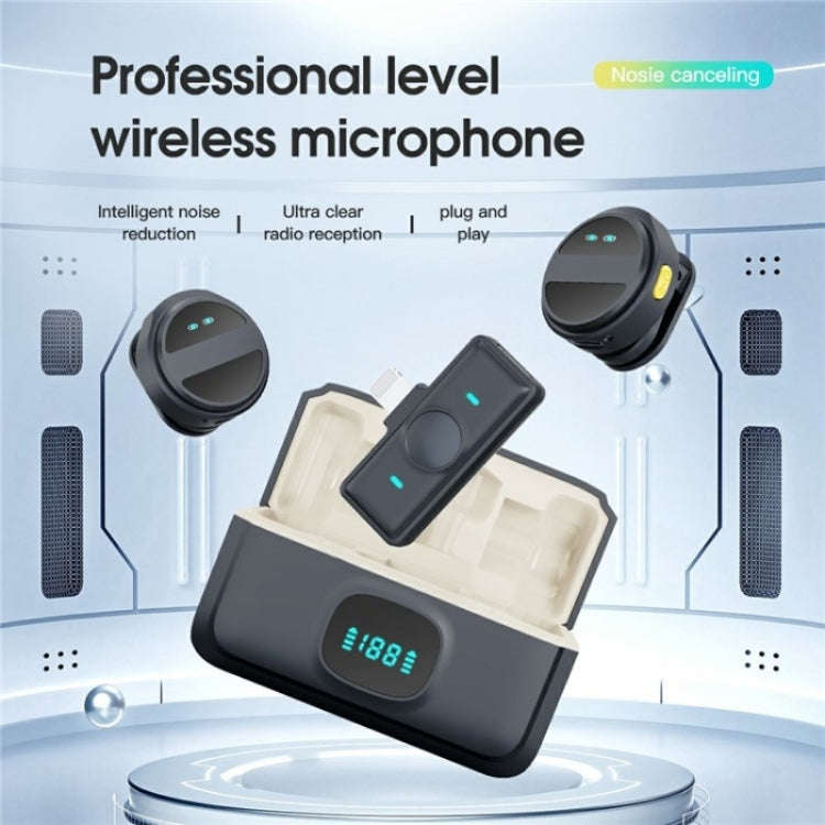 SX21 8 Pin Port 2.4G Smart Noise Reduction Lavalier Wireless Microphone