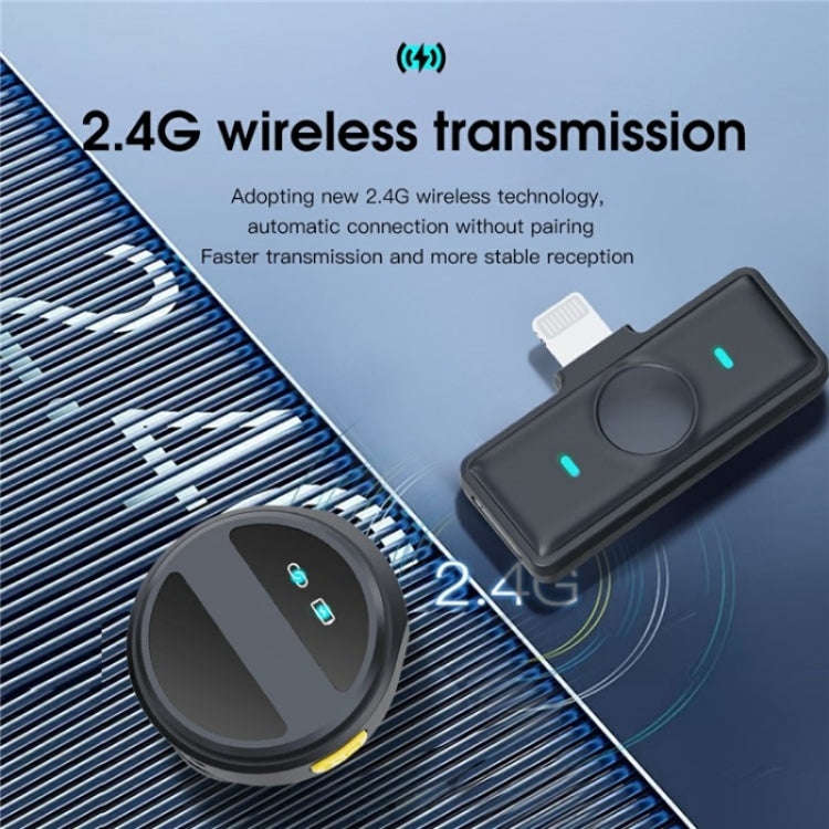 SX21 8 Pin Port 2.4G Smart Noise Reduction Lavalier Wireless Microphone