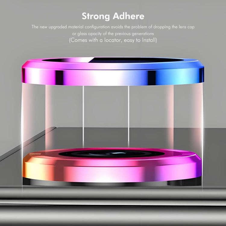 For Huawei nova Flip ENKAY Hat-Prince 9H Rear Camera Lens Aluminium Alloy Tempered Glass Film(Col...