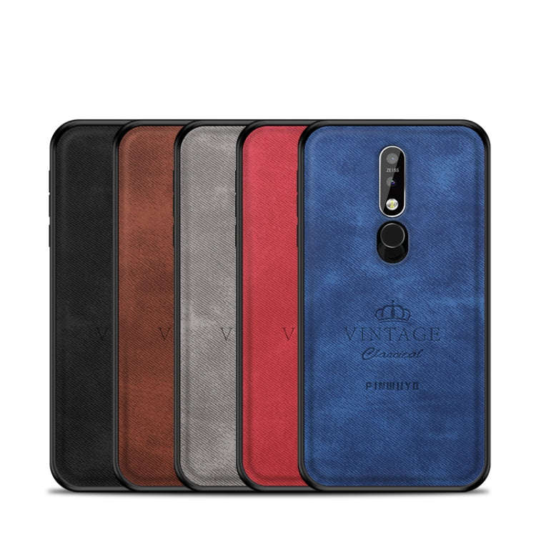 PINWUYO Shockproof Waterproof Full Coverage PC + TPU + Skin Protective Case for Nokia 7.1 (2018)(...
