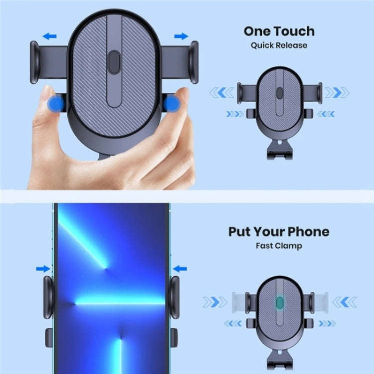 D23+CF Car Air Conditioning Outlet Navigation Mobile Phone Rotation Holder