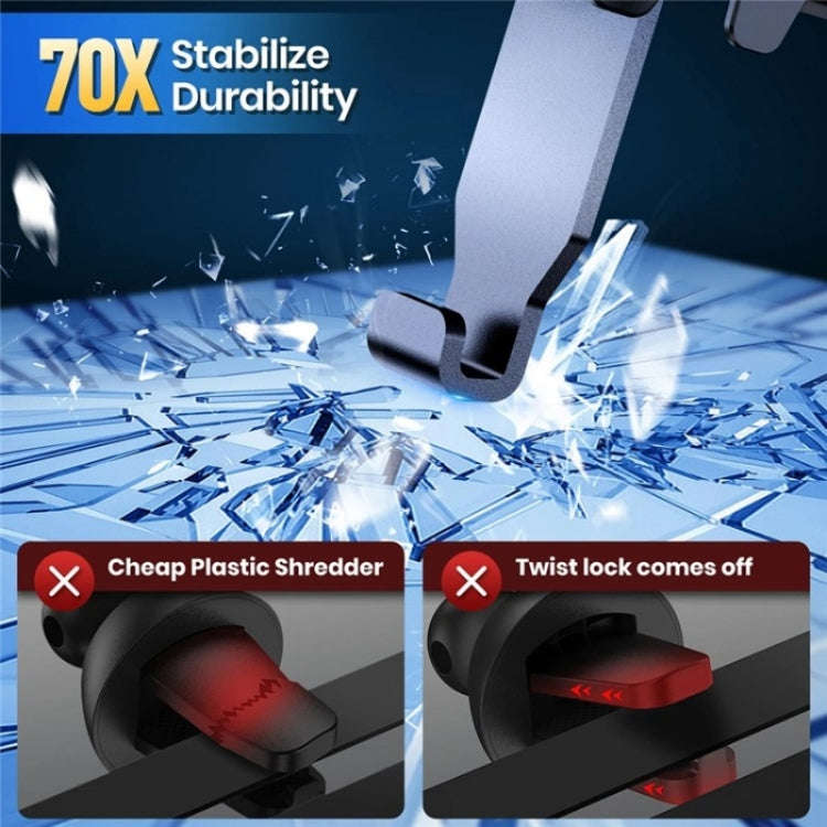 D23+CF Car Air Conditioning Outlet Navigation Mobile Phone Rotation Holder