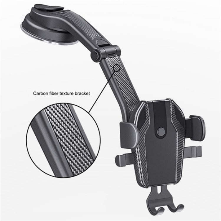 ES281 Car Dashboard Windshield Air Vent Suction Cup Phone Holder For 4-6.7 Inch Phone Mount