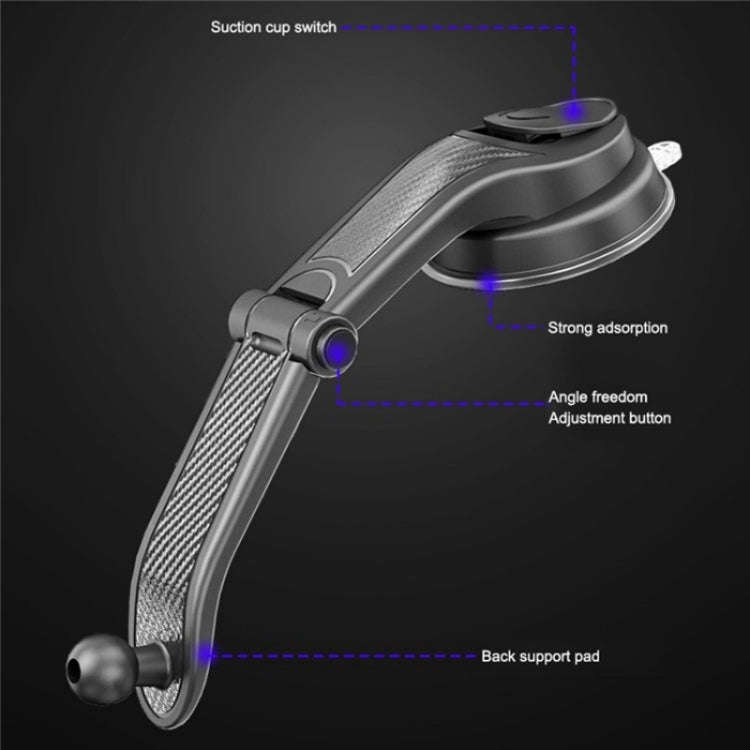 ES281 Car Dashboard Windshield Air Vent Suction Cup Phone Holder For 4-6.7 Inch Phone Mount