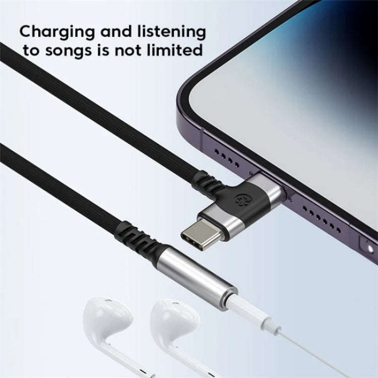 JS-65 Male to 3.5mm Audio Female Headphone Adapter Cable Cord(Red)
