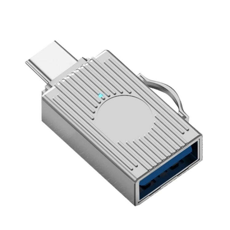 JS-103 USB to Type-C 3.0 Converter High Speed U Disk OTG Adapter(Gold)