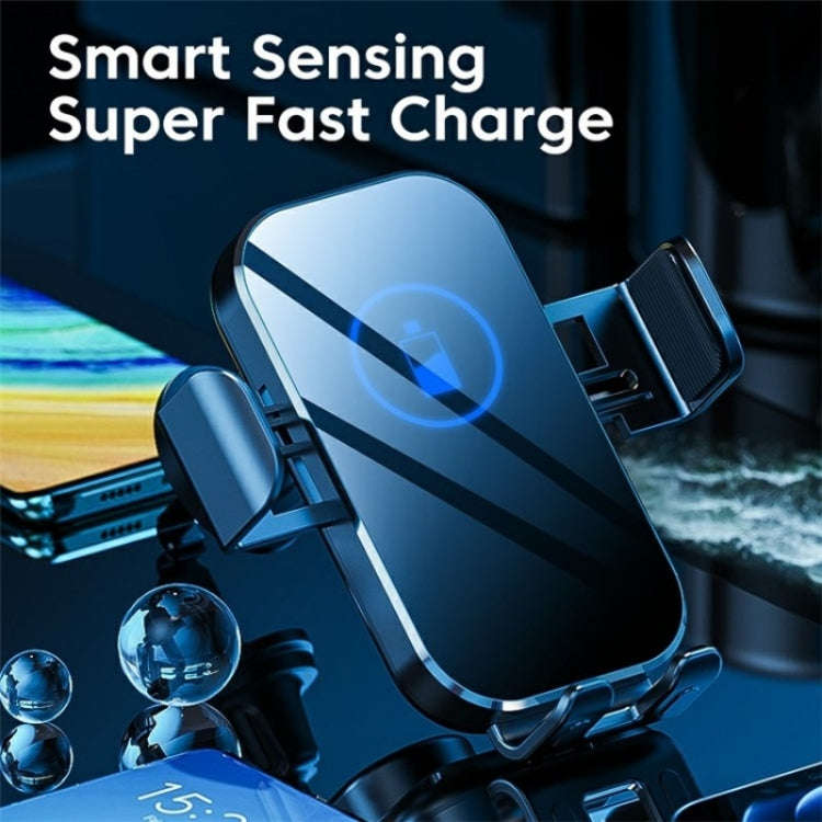 X10 15W Wireless Fast Charging Car Phone Navigation Holder()