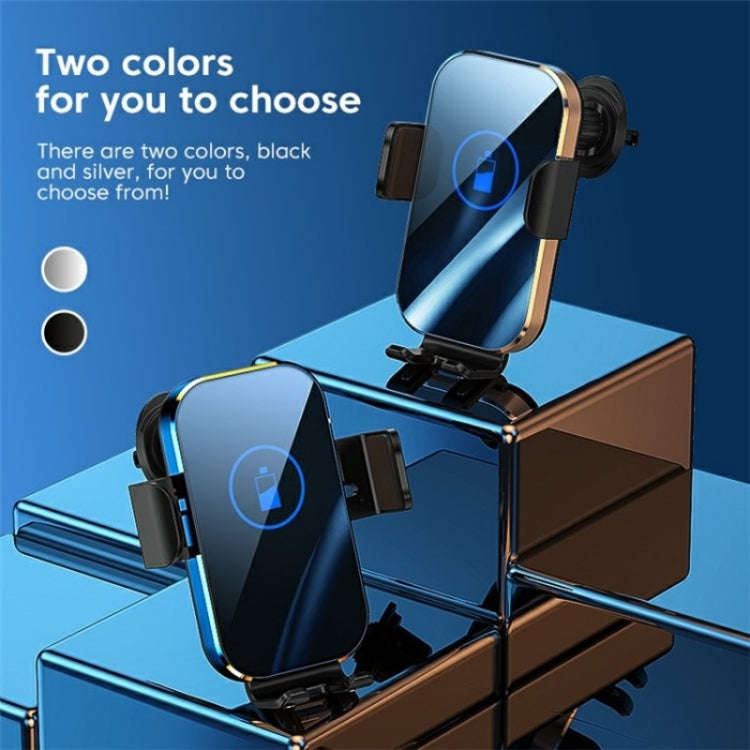 X10 15W Wireless Fast Charging Car Phone Navigation Holder()