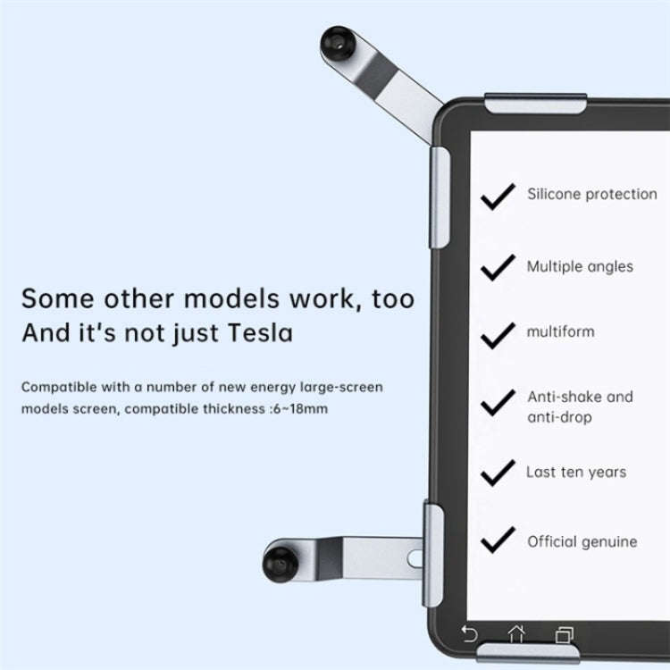 P10 For New Energy Vehicle Aluminum Alloy Screen Base Navigation Bracket