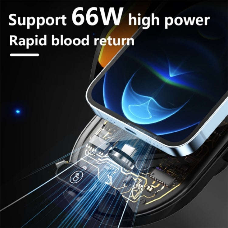 C23 66W Car Air Vent Phone Holder Wireless Charger(Black)