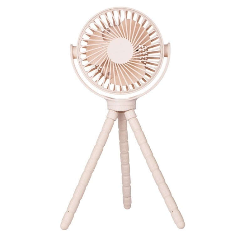 WX1020 Portable Handheld Summer Fan Flexible Octopus Tripod Baby Stroller Desktop Fan(Pink)