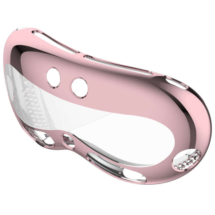 For Apple Vision Pro Electroplated TPU Protective Case VR Glasses Accessories(Pink)