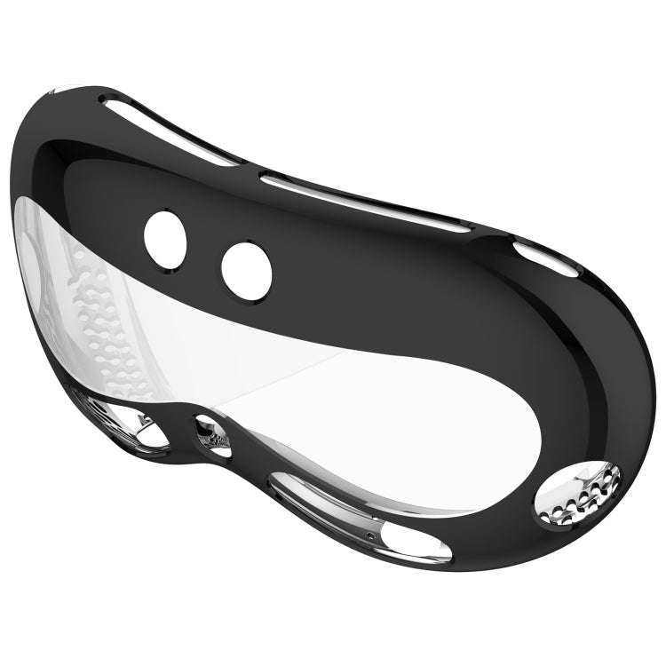 For Apple Vision Pro Electroplated TPU Protective Case VR Glasses Accessories(Black)