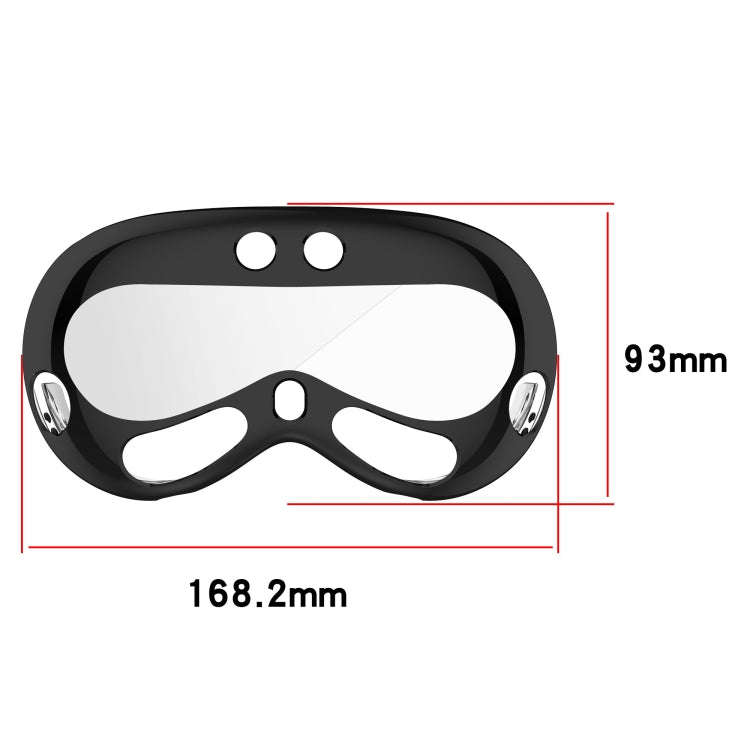 For Apple Vision Pro Electroplated TPU Protective Case VR Glasses Accessories(Starlight)