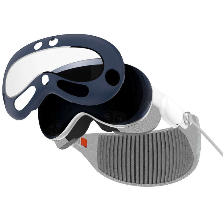 For Apple Vision Pro PC+ Toughened Film Protective Cover VR Glasses Accessories(Blue)
