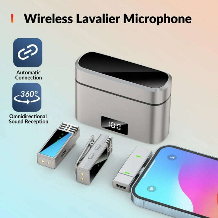 JMARY MW-15 For iPhone / iPad 2.4G Lavalier Wireless Microphone