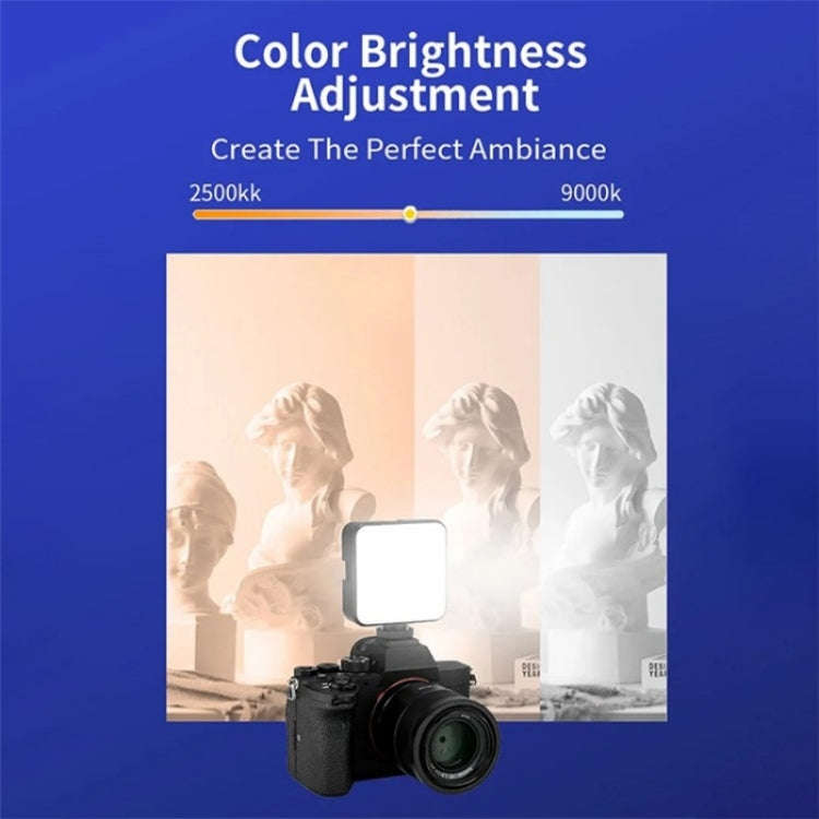 JMARY FM-69RGB Portable Mini RGB Video Light Camera Light Photography Lighting Lamp