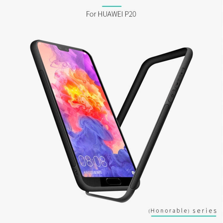 PINWUYO Shockproof Waterproof Full Coverage PC + TPU + Skin Protective Case for Huawei P20(Red)