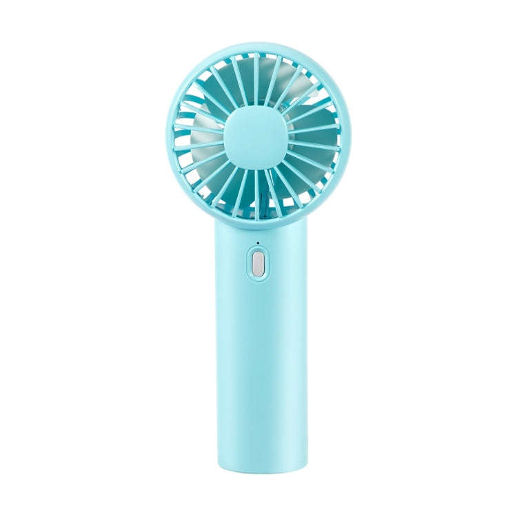 F10 3 Wind Speed Rechargeable Summer Cooling Fan Mini Handheld Fan Cooler(Blue)