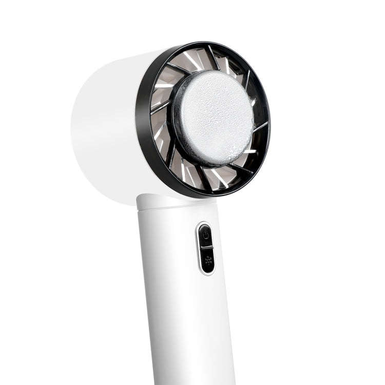 WX-625 Cold Compress Function Portable Mini Summer Fan Handheld Cooling Fan(White)