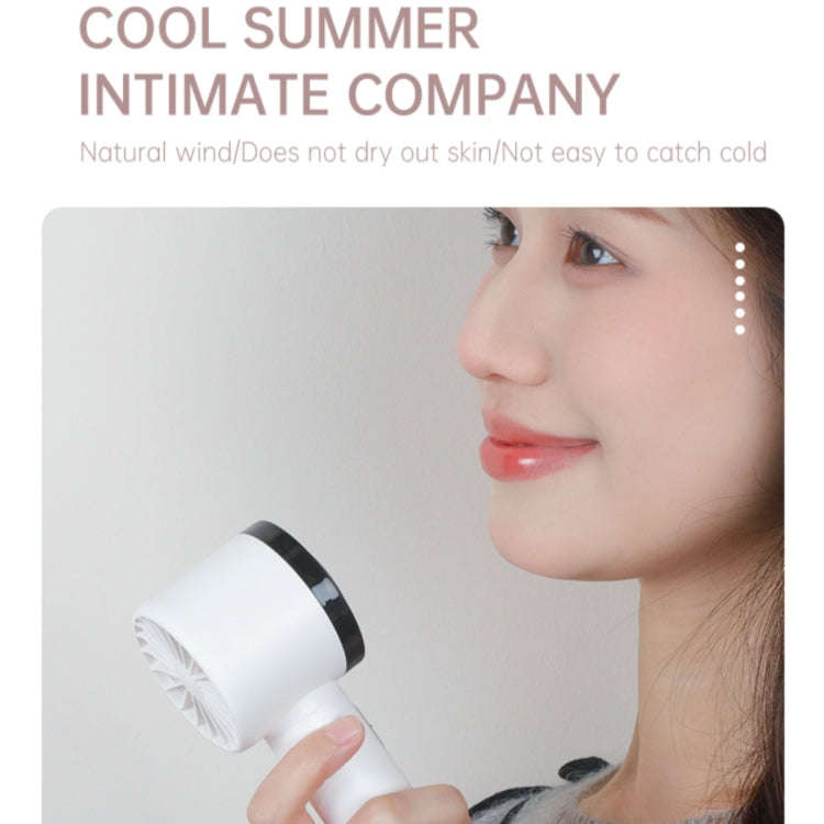 WX-625 Cold Compress Function Portable Mini Summer Fan Handheld Cooling Fan(White)