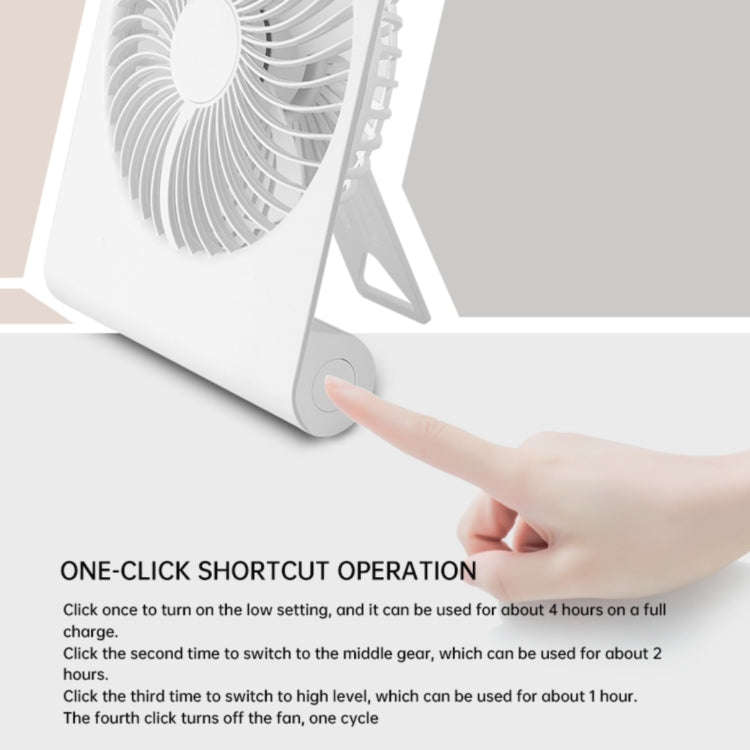 AR-13 Home Office Hanging Fan  Summer Cooler Silent Operation Desktop Fan(White)