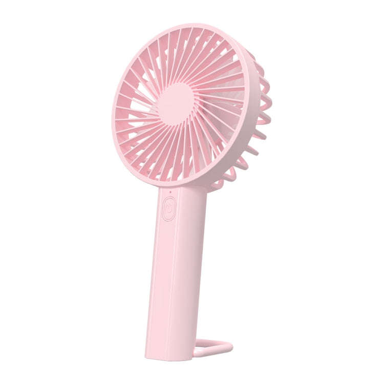 F35 With Hanging Hole Rechargeable Cooling Fan Powerful Handheld Fan 1200mAh Desk Fan(Pink)