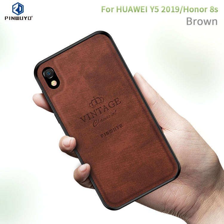 PINWUYO Shockproof Waterproof Full Coverage PC + TPU + Skin Protective Case for HUAWEI Honor 8S /...