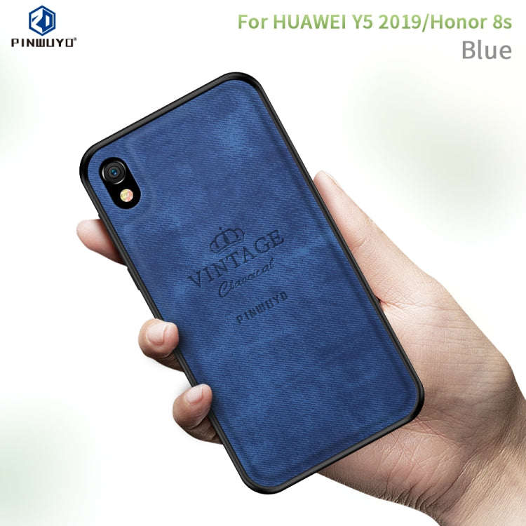 PINWUYO Shockproof Waterproof Full Coverage PC + TPU + Skin Protective Case for HUAWEI Honor 8S /...