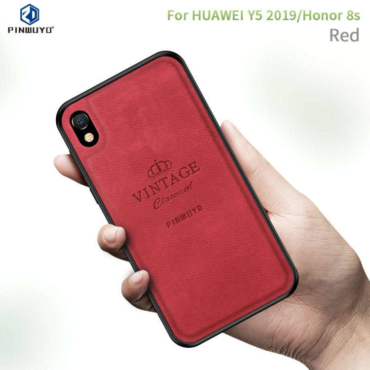 PINWUYO Shockproof Waterproof Full Coverage PC + TPU + Skin Protective Case for HUAWEI Honor 8S /...