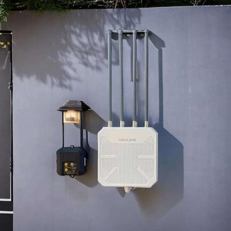 WAVLINK WN573HX3 AX3000 Waterproof Outdoor WiFi Wireless Outdoor Dual Band Router, Plug:AU Plug