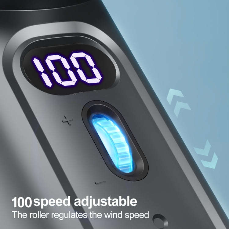 FC1 100 Wind Speed Levels Summer Cooler Desktop Fan Turbine Handheld Fan(White)